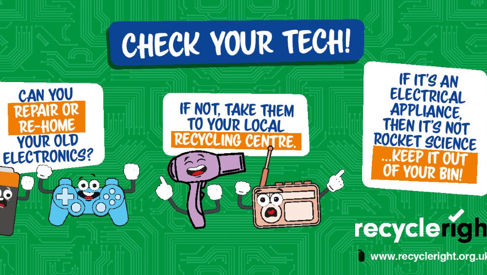 Recycle Right - Check Your Tech campaign