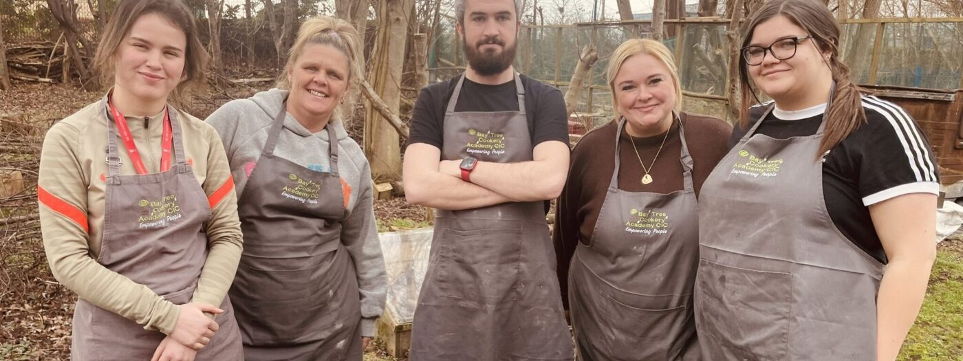 Participants at the Bay Tree Cookery Academy